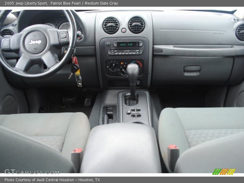 Patriot Blue Pearl / Medium Slate Gray 2005 Jeep Liberty Sport
