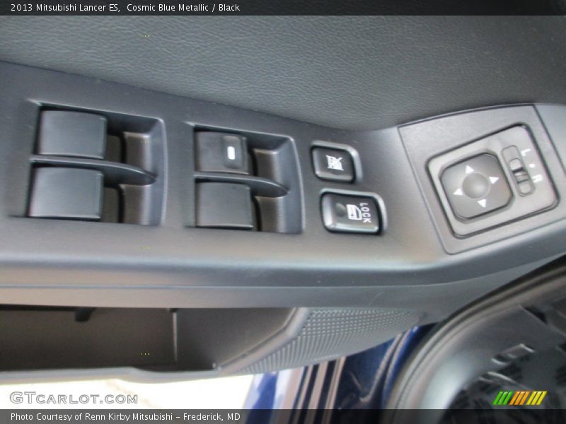 Cosmic Blue Metallic / Black 2013 Mitsubishi Lancer ES