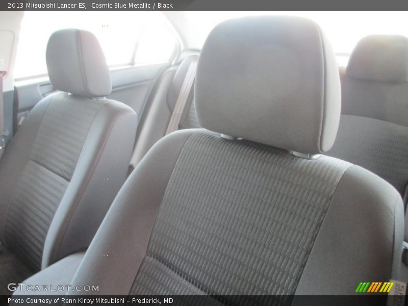 Cosmic Blue Metallic / Black 2013 Mitsubishi Lancer ES