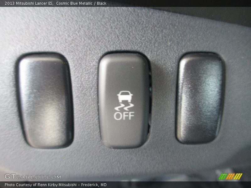 Cosmic Blue Metallic / Black 2013 Mitsubishi Lancer ES