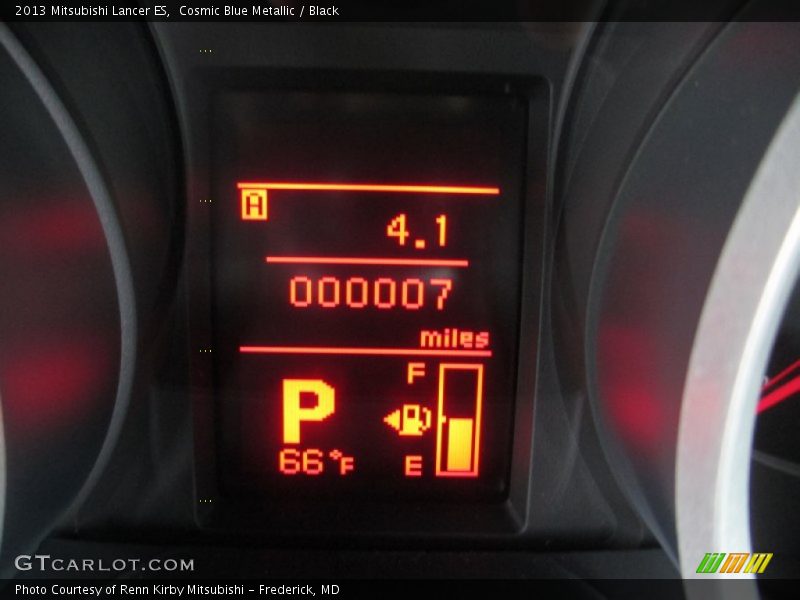 Cosmic Blue Metallic / Black 2013 Mitsubishi Lancer ES