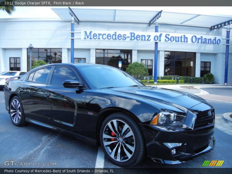 Pitch Black / Black 2013 Dodge Charger SRT8