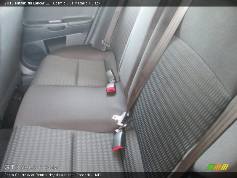 Cosmic Blue Metallic / Black 2013 Mitsubishi Lancer ES