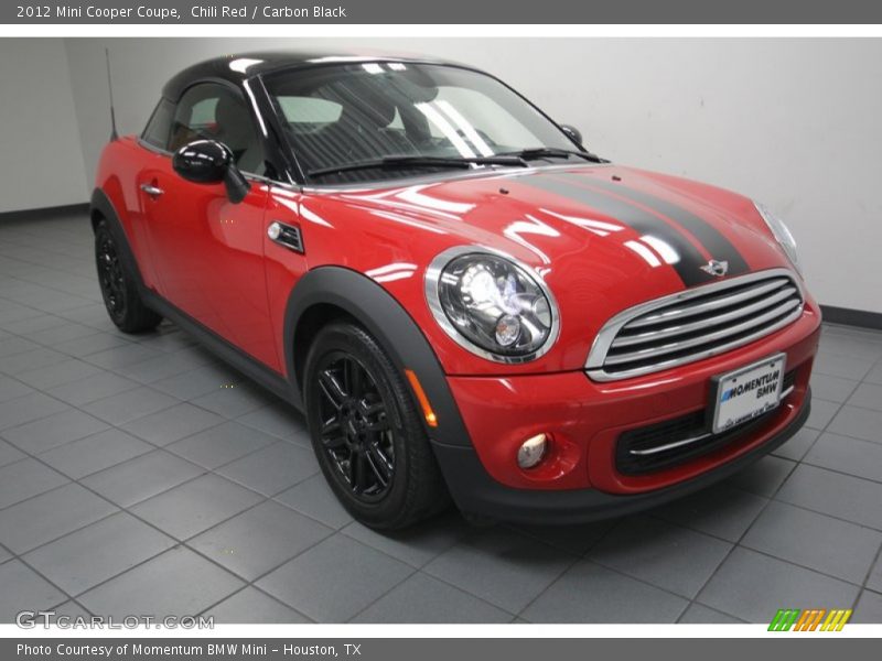 Chili Red / Carbon Black 2012 Mini Cooper Coupe