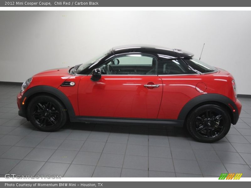 Chili Red / Carbon Black 2012 Mini Cooper Coupe