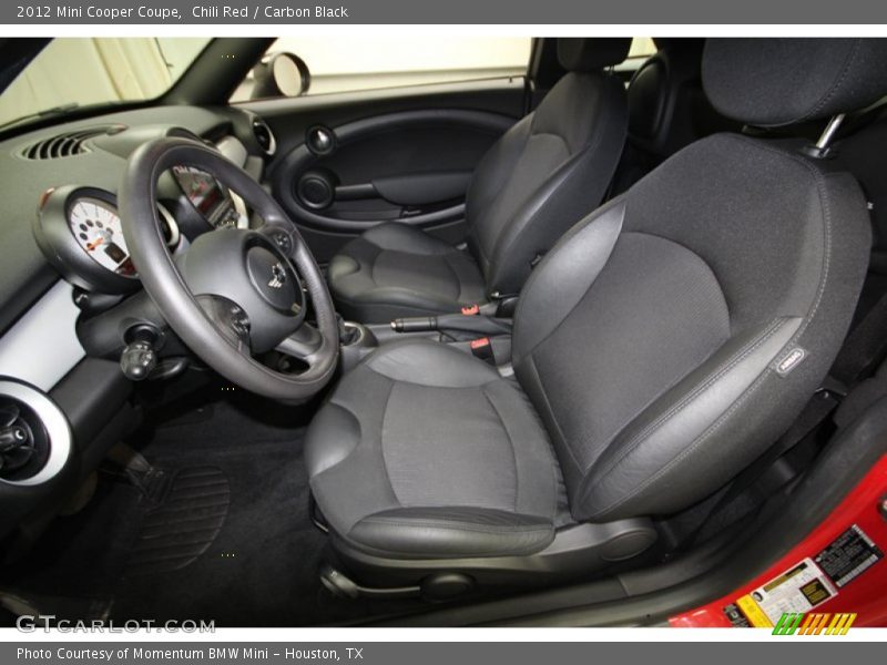Chili Red / Carbon Black 2012 Mini Cooper Coupe