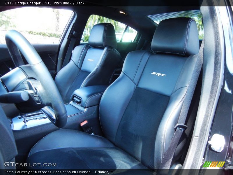Front Seat of 2013 Charger SRT8