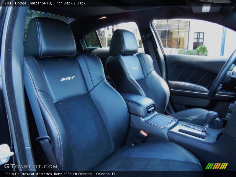 Front Seat of 2013 Charger SRT8