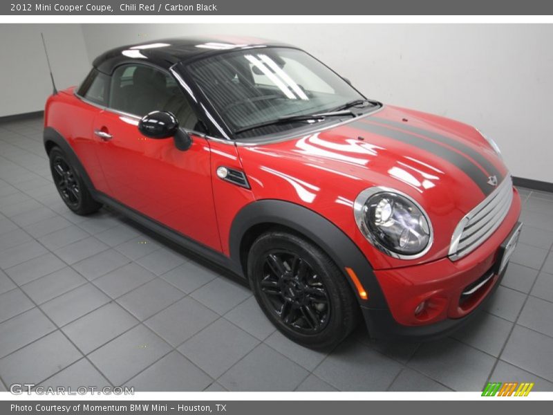 Chili Red / Carbon Black 2012 Mini Cooper Coupe