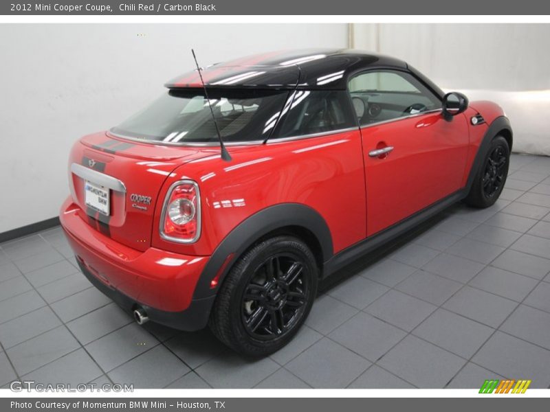 Chili Red / Carbon Black 2012 Mini Cooper Coupe