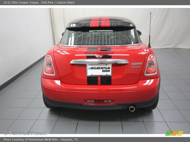 Chili Red / Carbon Black 2012 Mini Cooper Coupe