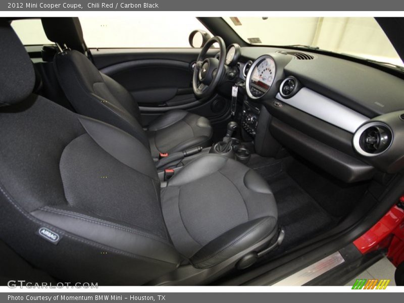 Chili Red / Carbon Black 2012 Mini Cooper Coupe