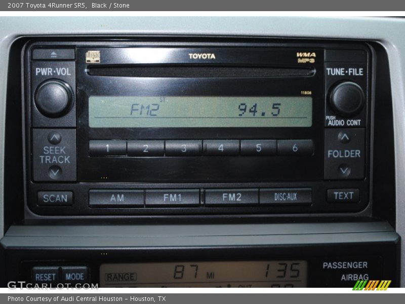 Black / Stone 2007 Toyota 4Runner SR5