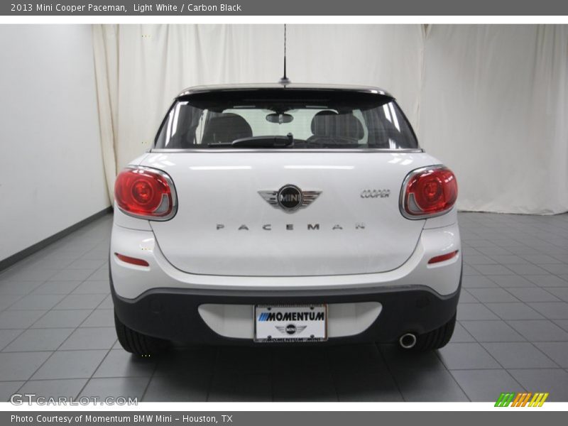 Light White / Carbon Black 2013 Mini Cooper Paceman