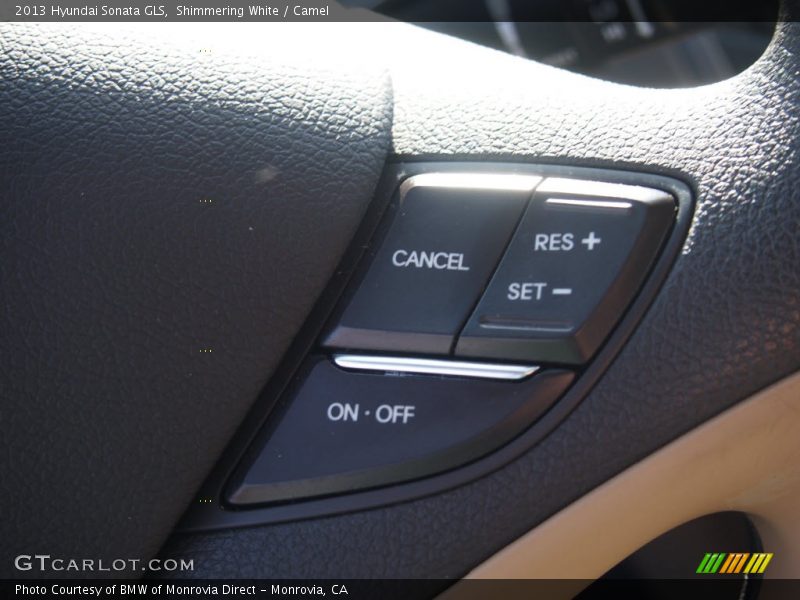 Shimmering White / Camel 2013 Hyundai Sonata GLS