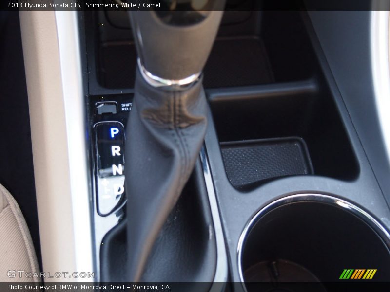 Shimmering White / Camel 2013 Hyundai Sonata GLS