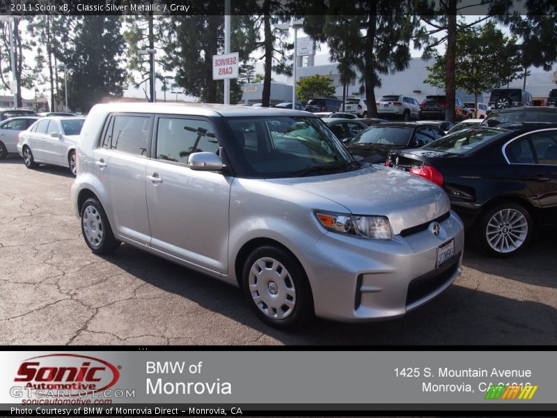 Classic Silver Metallic / Gray 2011 Scion xB