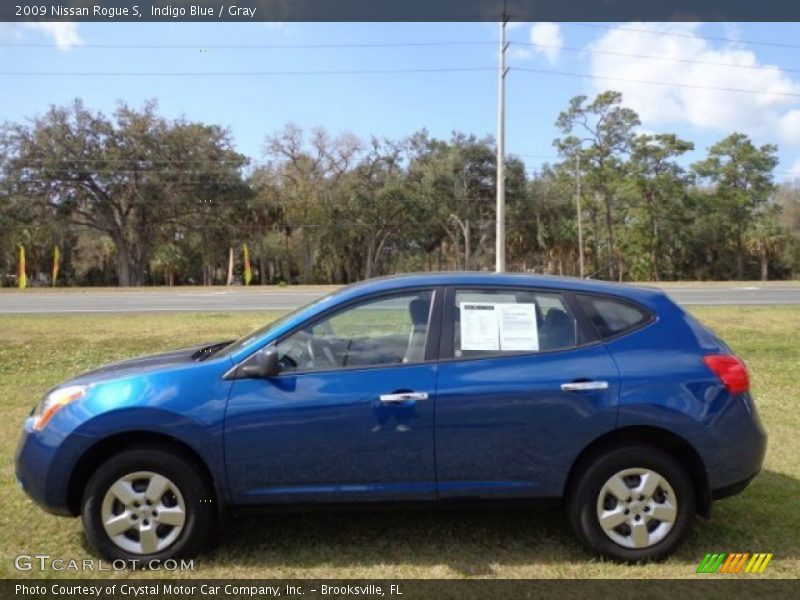 Indigo Blue / Gray 2009 Nissan Rogue S