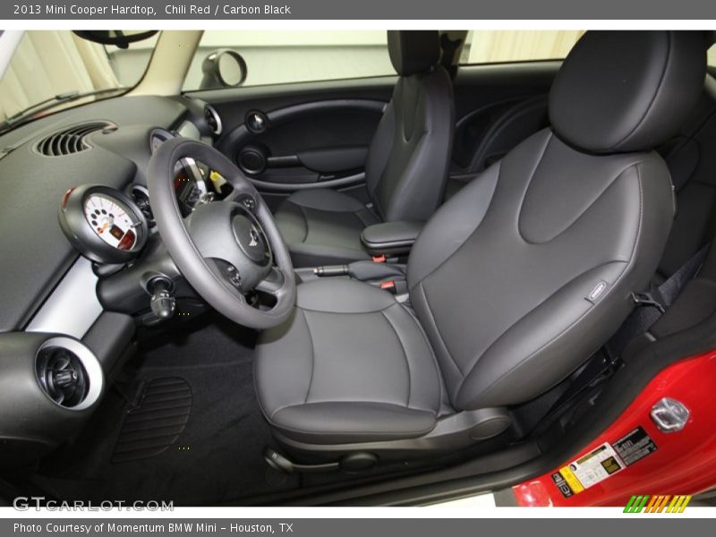 Chili Red / Carbon Black 2013 Mini Cooper Hardtop