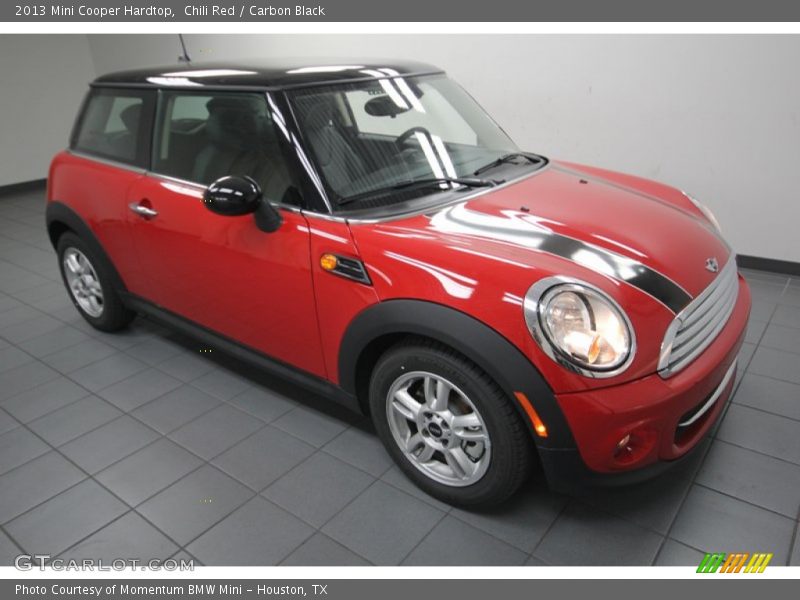 Chili Red / Carbon Black 2013 Mini Cooper Hardtop