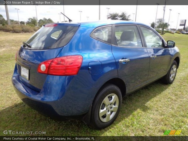 Indigo Blue / Gray 2009 Nissan Rogue S
