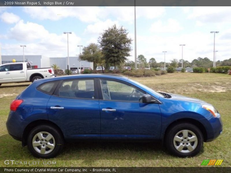 Indigo Blue / Gray 2009 Nissan Rogue S