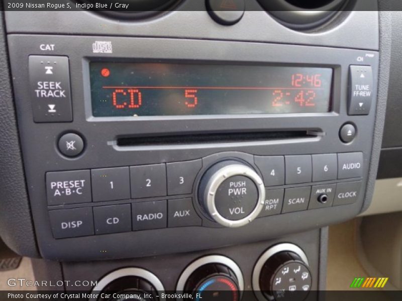 Indigo Blue / Gray 2009 Nissan Rogue S