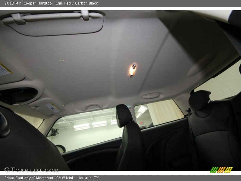 Chili Red / Carbon Black 2013 Mini Cooper Hardtop
