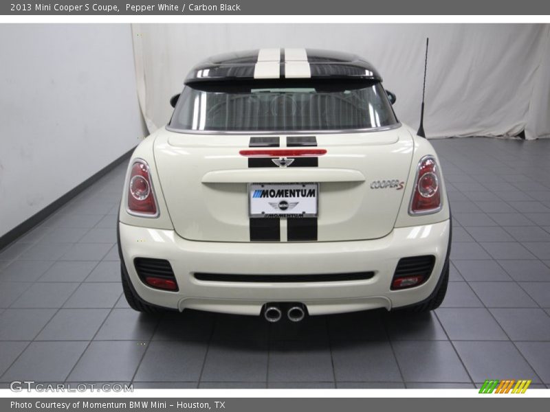 Pepper White / Carbon Black 2013 Mini Cooper S Coupe