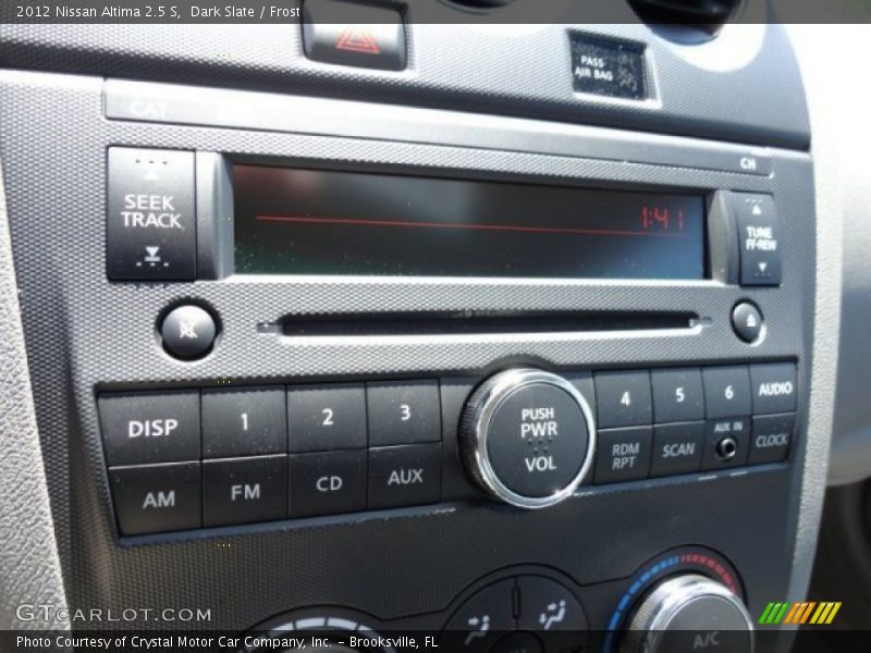 Dark Slate / Frost 2012 Nissan Altima 2.5 S