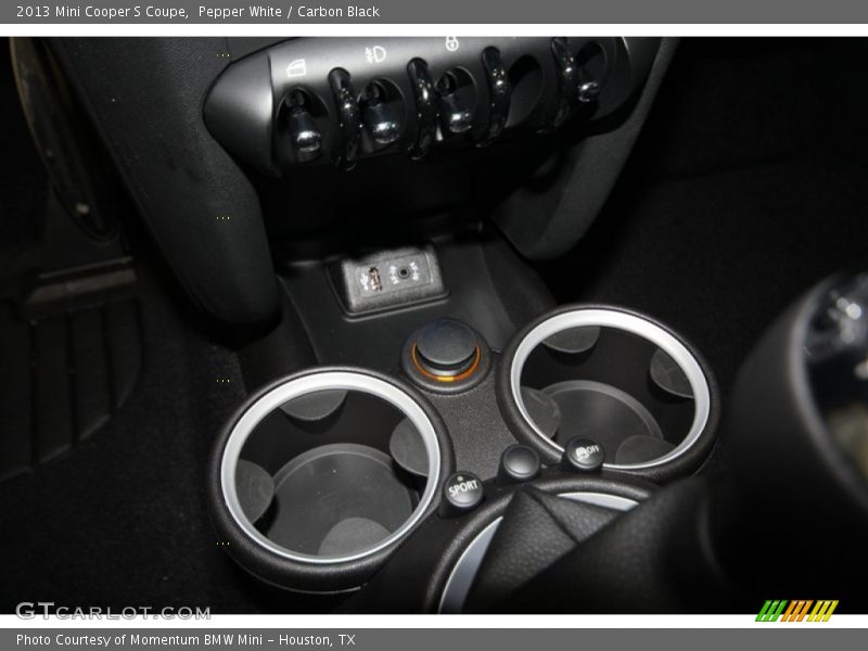 Pepper White / Carbon Black 2013 Mini Cooper S Coupe