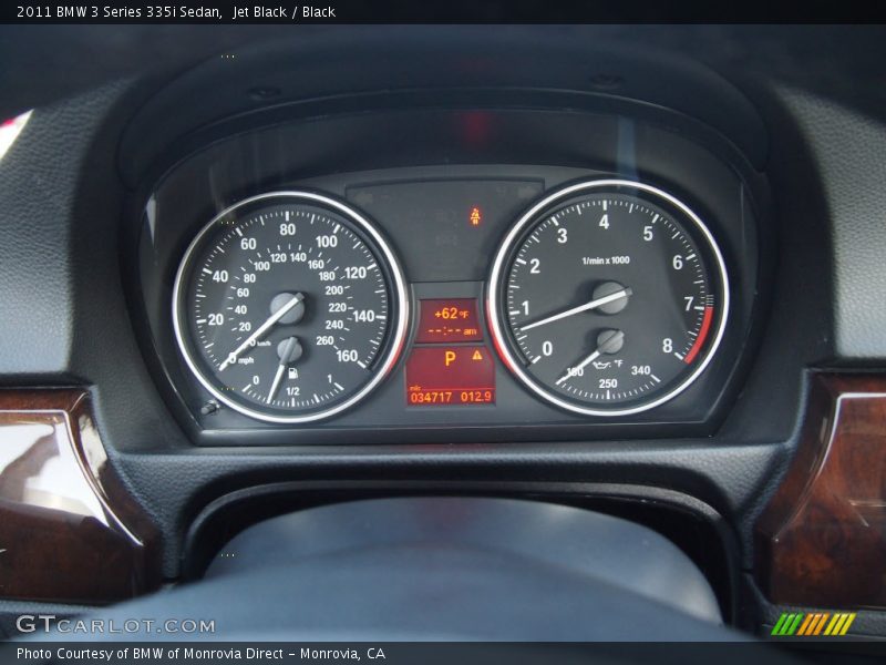  2011 3 Series 335i Sedan 335i Sedan Gauges