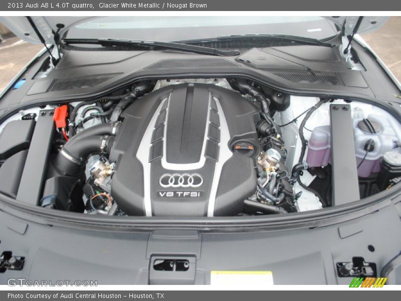  2013 A8 L 4.0T quattro Engine - 4.0 Liter FSI Twin-Turbocharged DOHC 32-Valve VVT V8