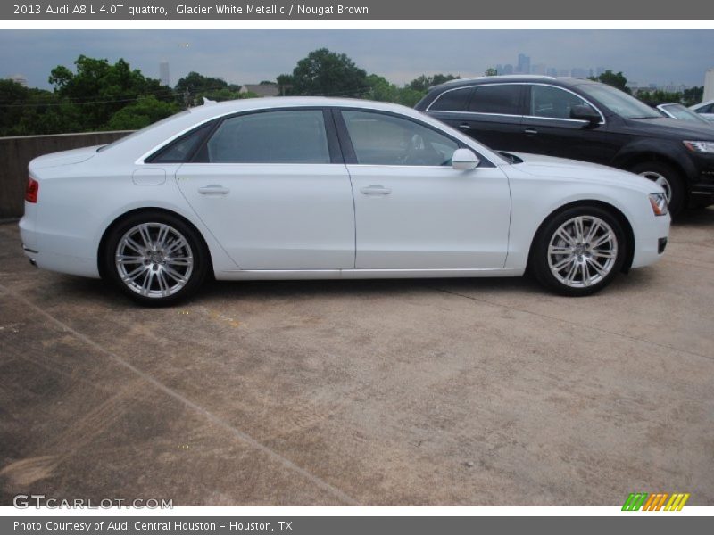  2013 A8 L 4.0T quattro Glacier White Metallic