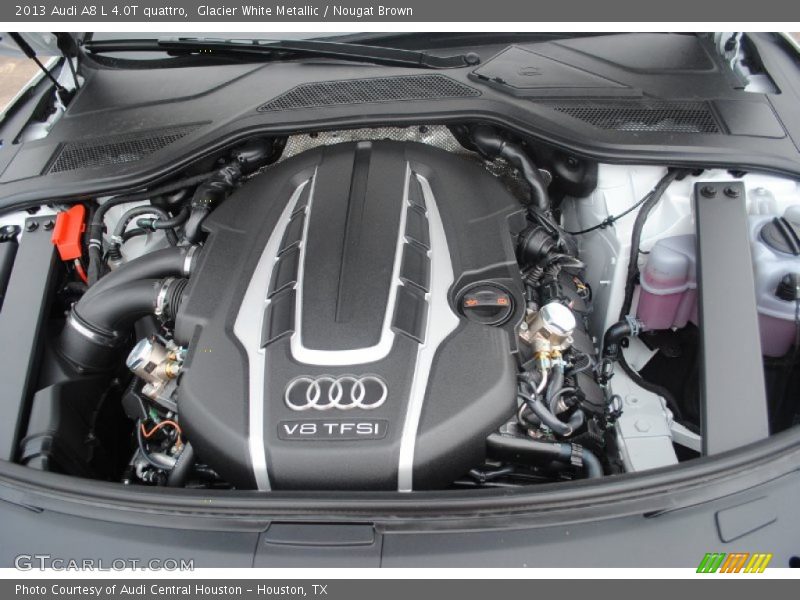  2013 A8 L 4.0T quattro Engine - 4.0 Liter FSI Twin-Turbocharged DOHC 32-Valve VVT V8