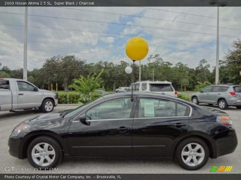 Super Black / Charcoal 2009 Nissan Altima 2.5 SL