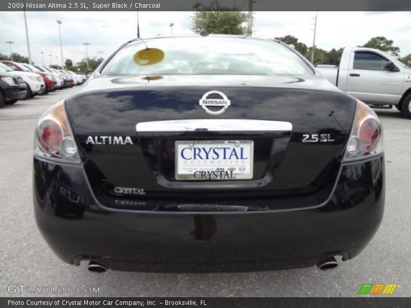 Super Black / Charcoal 2009 Nissan Altima 2.5 SL