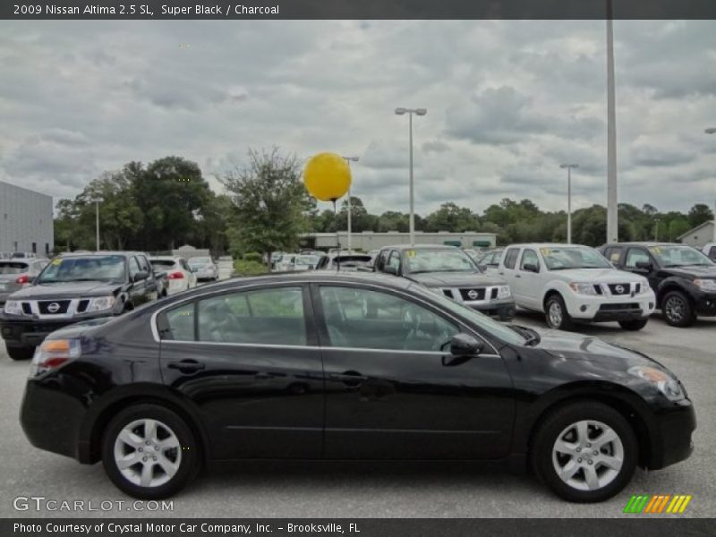 Super Black / Charcoal 2009 Nissan Altima 2.5 SL