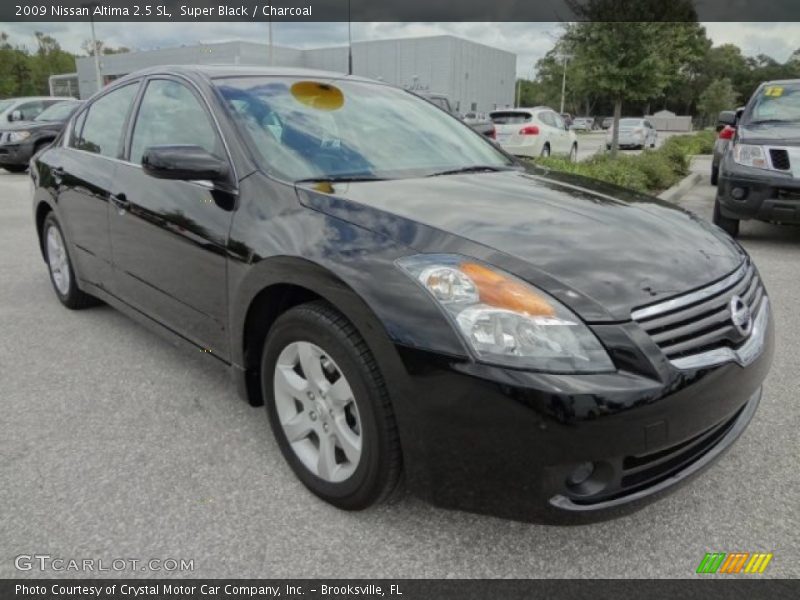 Super Black / Charcoal 2009 Nissan Altima 2.5 SL