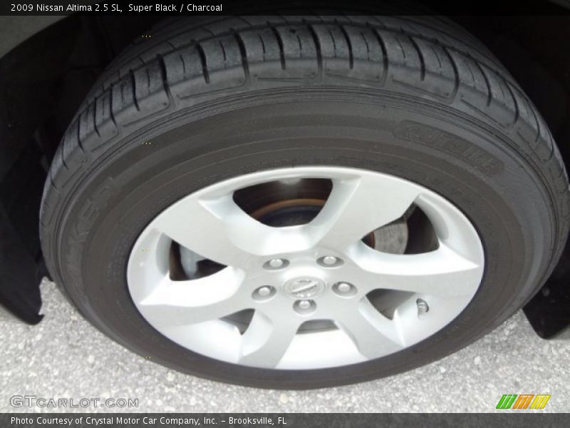 Super Black / Charcoal 2009 Nissan Altima 2.5 SL