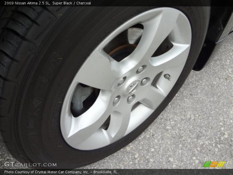 Super Black / Charcoal 2009 Nissan Altima 2.5 SL