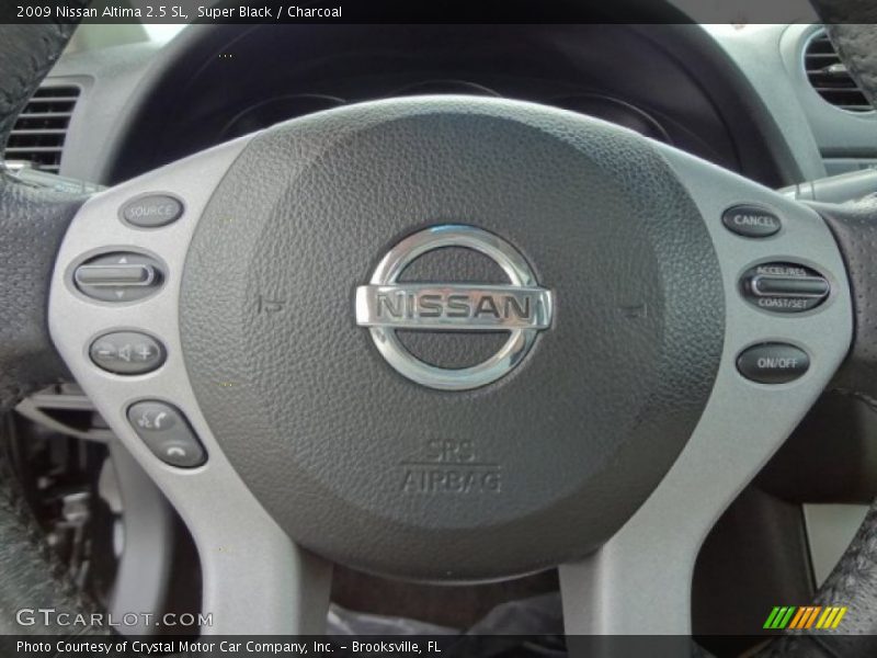 Super Black / Charcoal 2009 Nissan Altima 2.5 SL