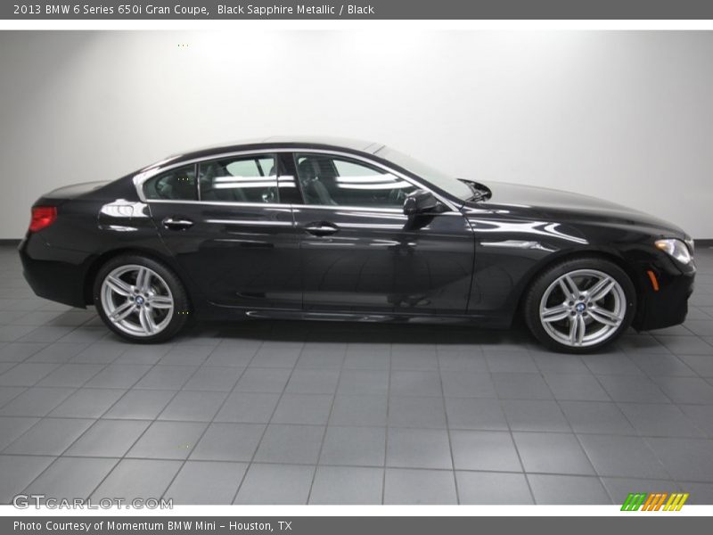 Black Sapphire Metallic / Black 2013 BMW 6 Series 650i Gran Coupe