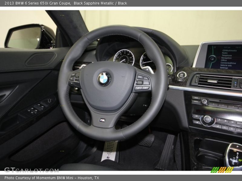 Black Sapphire Metallic / Black 2013 BMW 6 Series 650i Gran Coupe