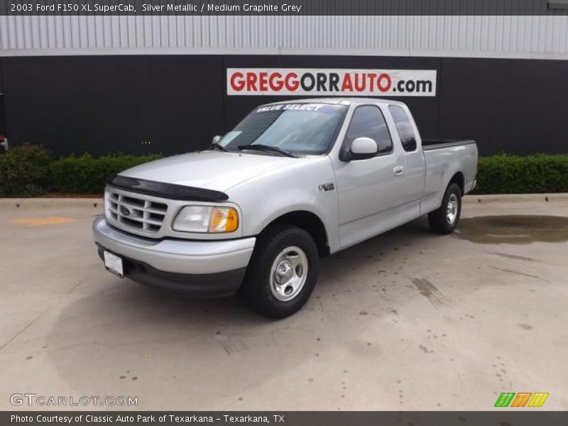 Silver Metallic / Medium Graphite Grey 2003 Ford F150 XL SuperCab