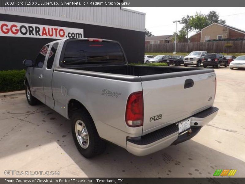Silver Metallic / Medium Graphite Grey 2003 Ford F150 XL SuperCab