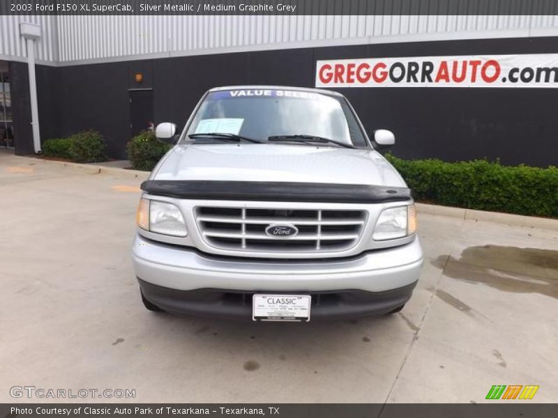 Silver Metallic / Medium Graphite Grey 2003 Ford F150 XL SuperCab