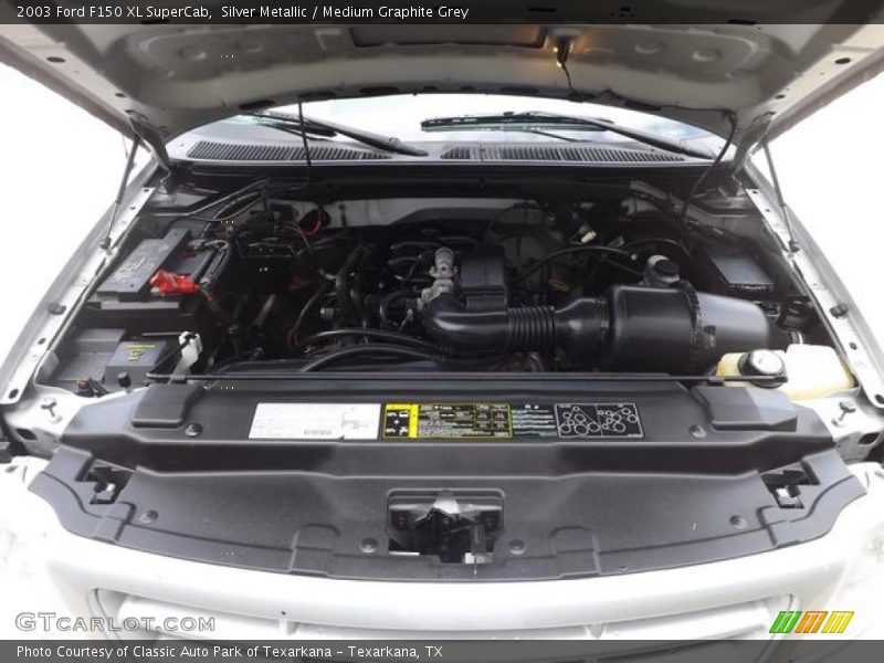 Silver Metallic / Medium Graphite Grey 2003 Ford F150 XL SuperCab