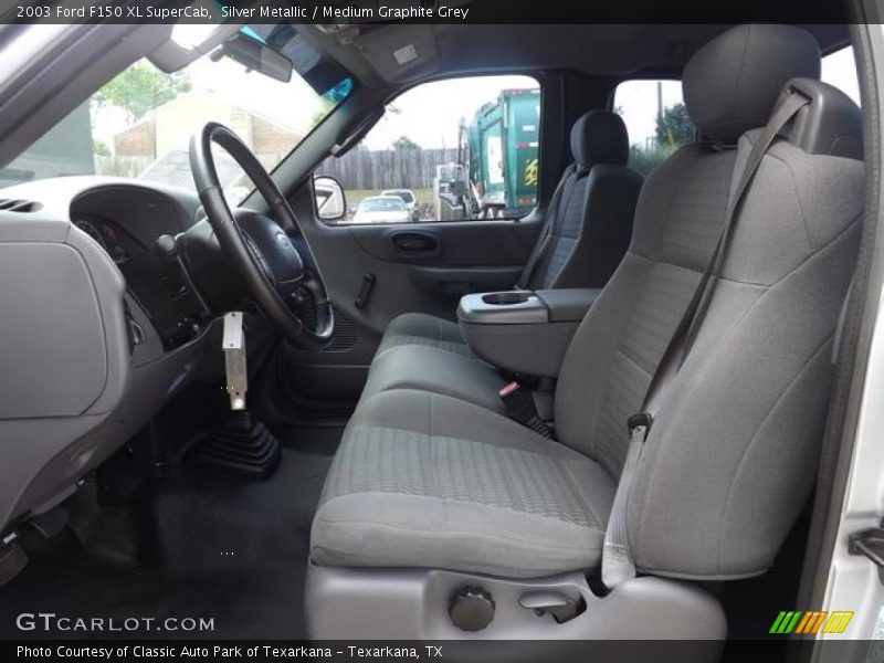 Silver Metallic / Medium Graphite Grey 2003 Ford F150 XL SuperCab
