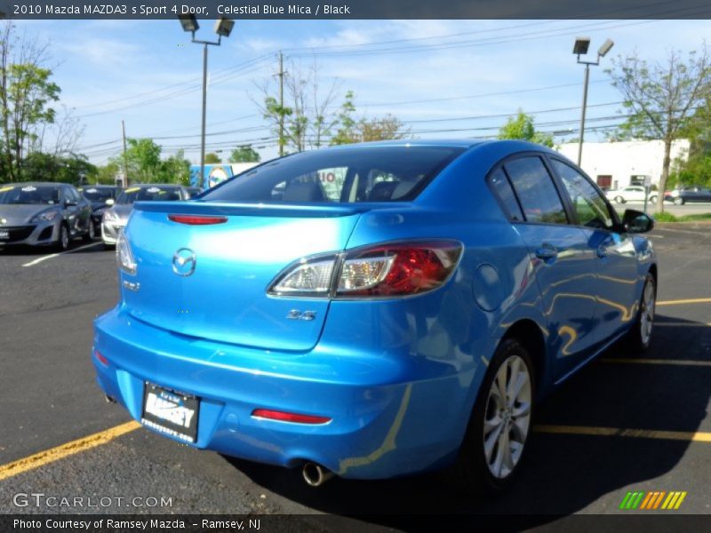 Celestial Blue Mica / Black 2010 Mazda MAZDA3 s Sport 4 Door